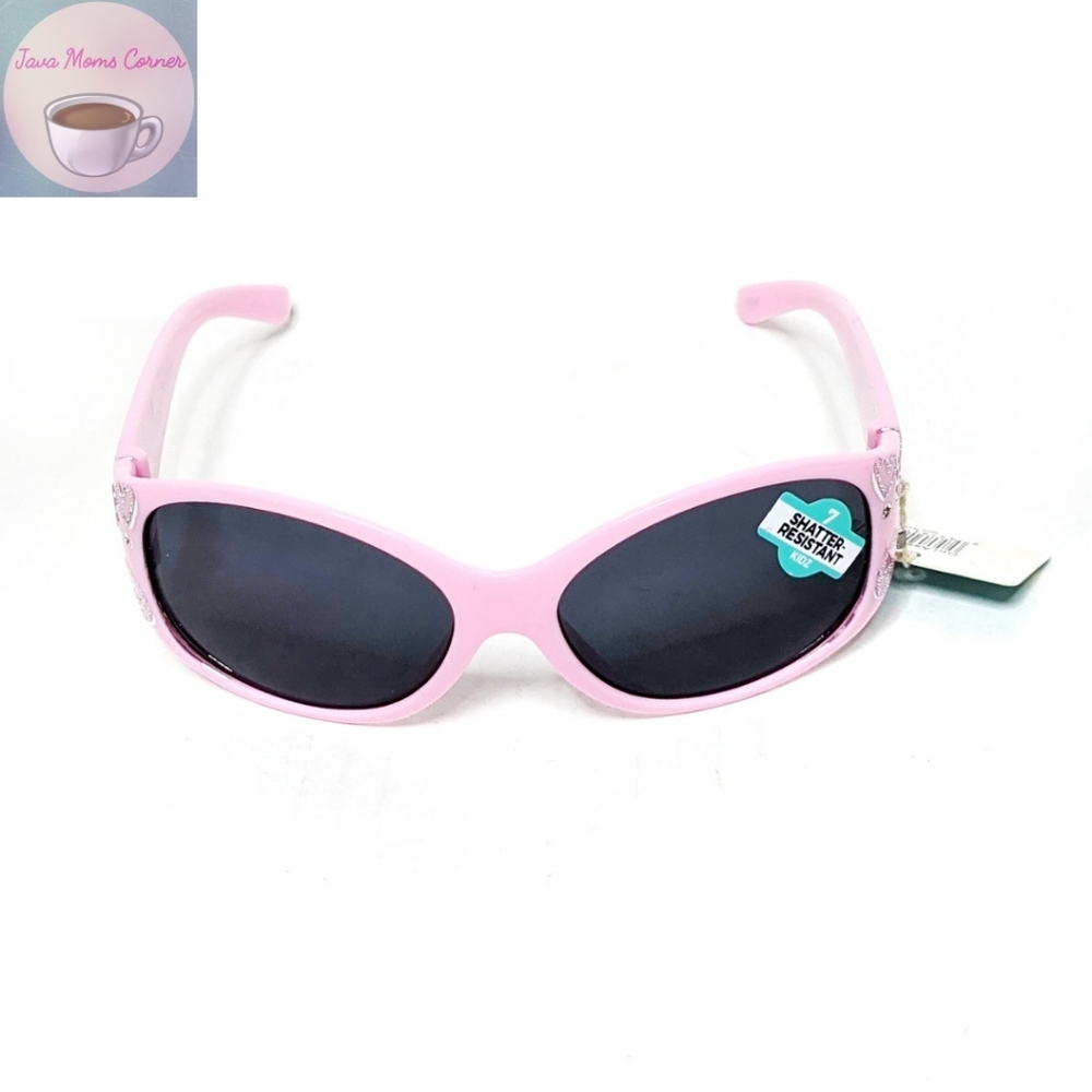 5/$25 Piranha Floral Jeweled Retro Sunglasses Pink